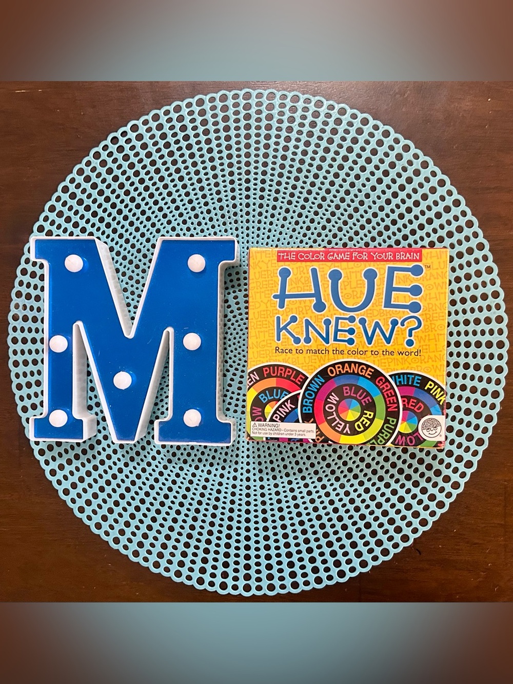 Hue Knew? Kids Color Matching Game - Yellow Box